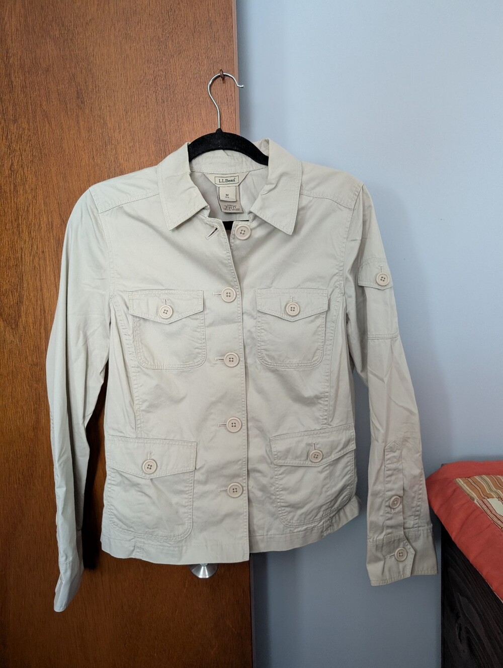 L.L. Bean NWOT Women's Light Beige Utility Jacket Size M